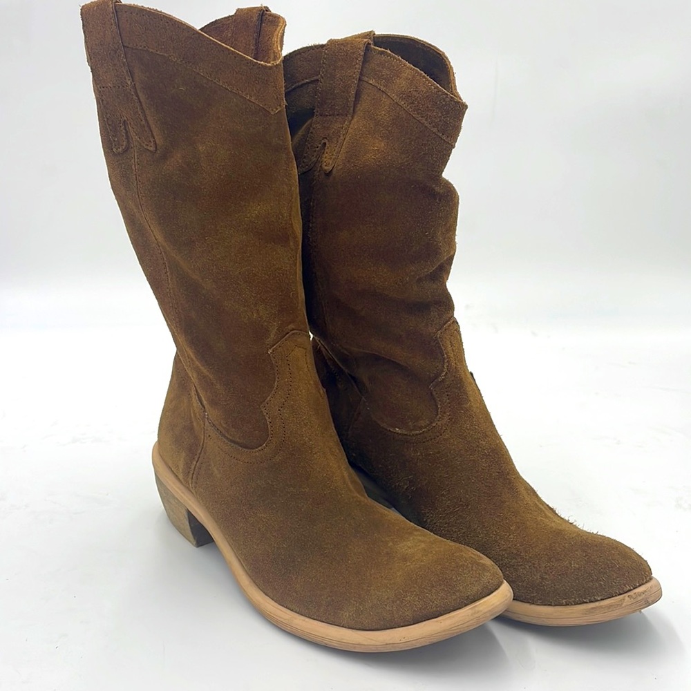Diba leather brown boots